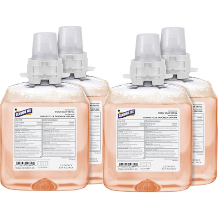 Genuine Joe Dispenser Soap Refill, 1250 mL, , Orange Blossom, PK 4 GJO02889CT